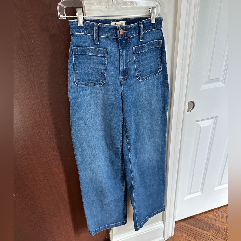 Perfect Vintage Wide with Patch Pocket in Allentown Wash
